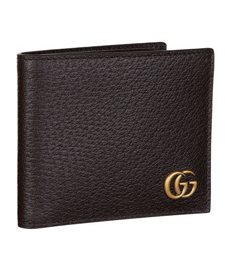 gucci leather wallet mens|gucci dollar bifold men's wallet.